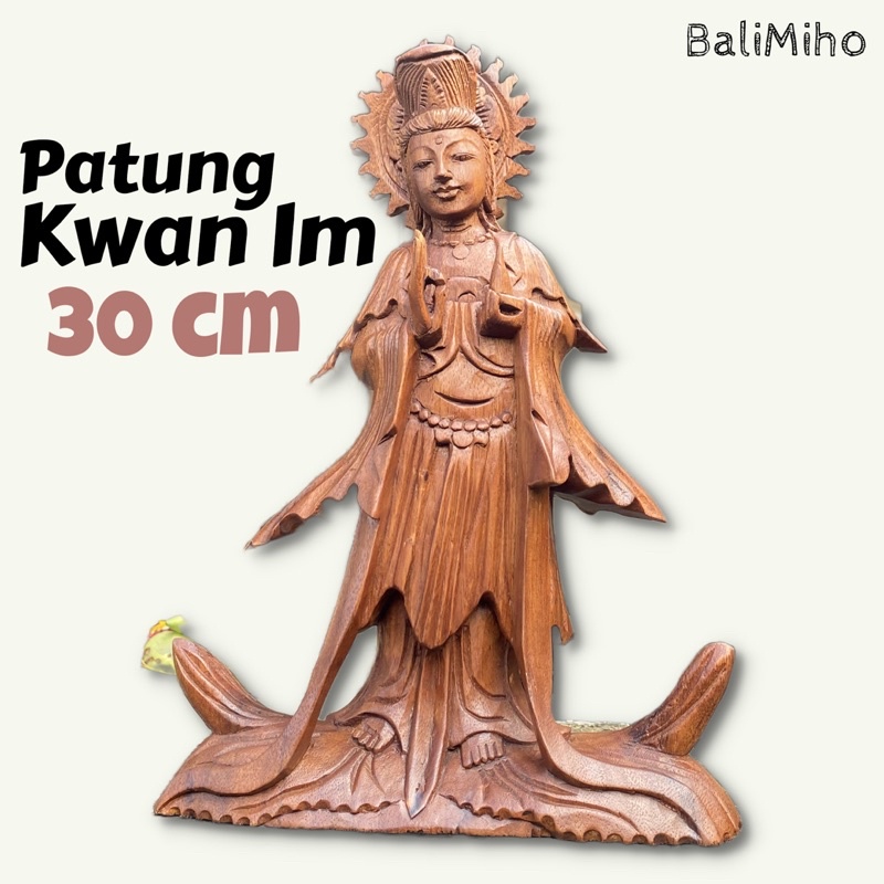 Patung Dewi Kwan Im Kayu Patung Dewi Kwan in Patung Dewi Guan yin Patung Dewi Welas Asih Patung Kuan