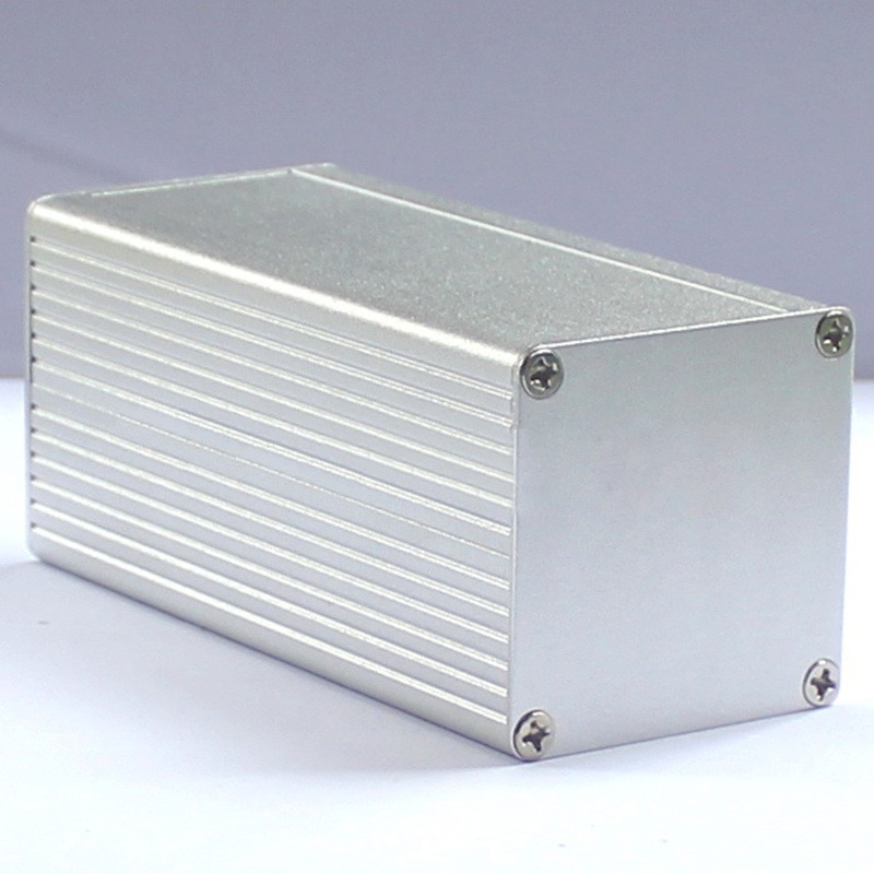 Case Kotak Proyek Elektronik Bahan Aluminum Untuk Papan PCB DIY 3.94x1.81x1.81in