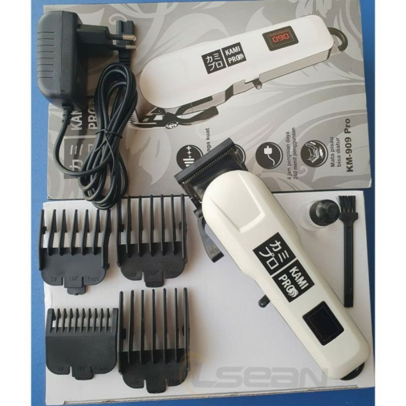 Alat Cukur Rambut Cliper Wireless KAMIPRO KM-909 PRO Kualitas Terjamin