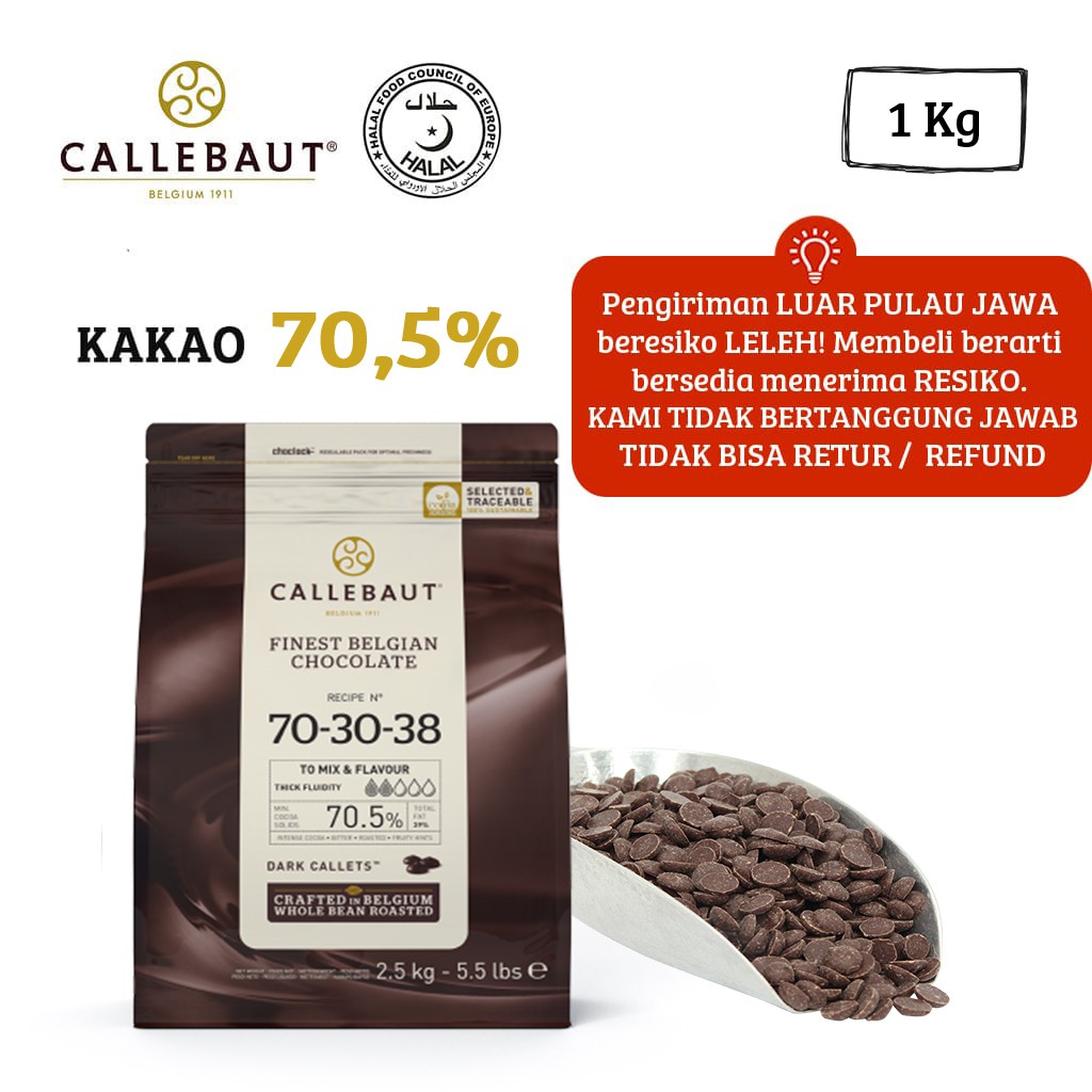 

Callebaut 70,5% + Ice Gel [1 kg] KHUSUS GOSEND & JNE YES