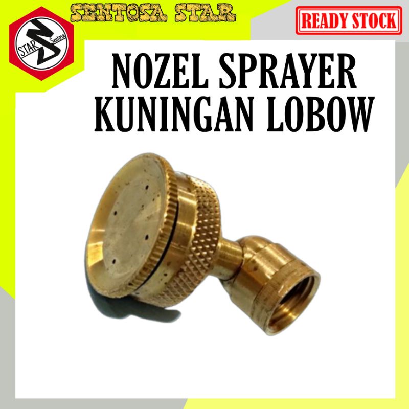NOZEL SPUYER SPRAYER KUNINGAN LUBANG 4 LOBOW/ NOSEL KUNINGAN LUBANG 4 SUPER KABUT