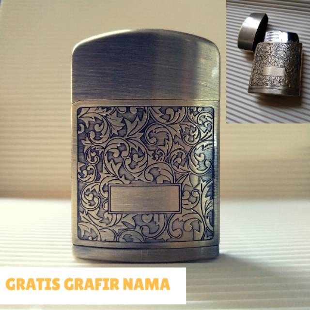 Korek api,korek gas classic vintage,ukiran