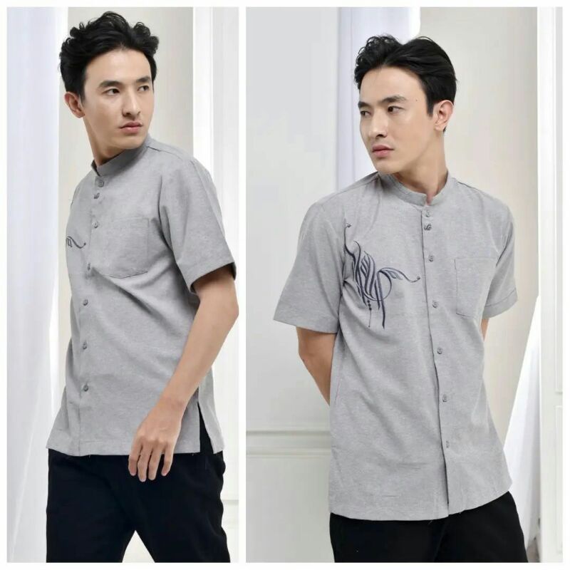 Kemko Alrazi Pdk Rabbani - Kemeja Koko Rabbani Alrazi - Baju Koko Rabbani Lengan Pendek - Baju Koko 