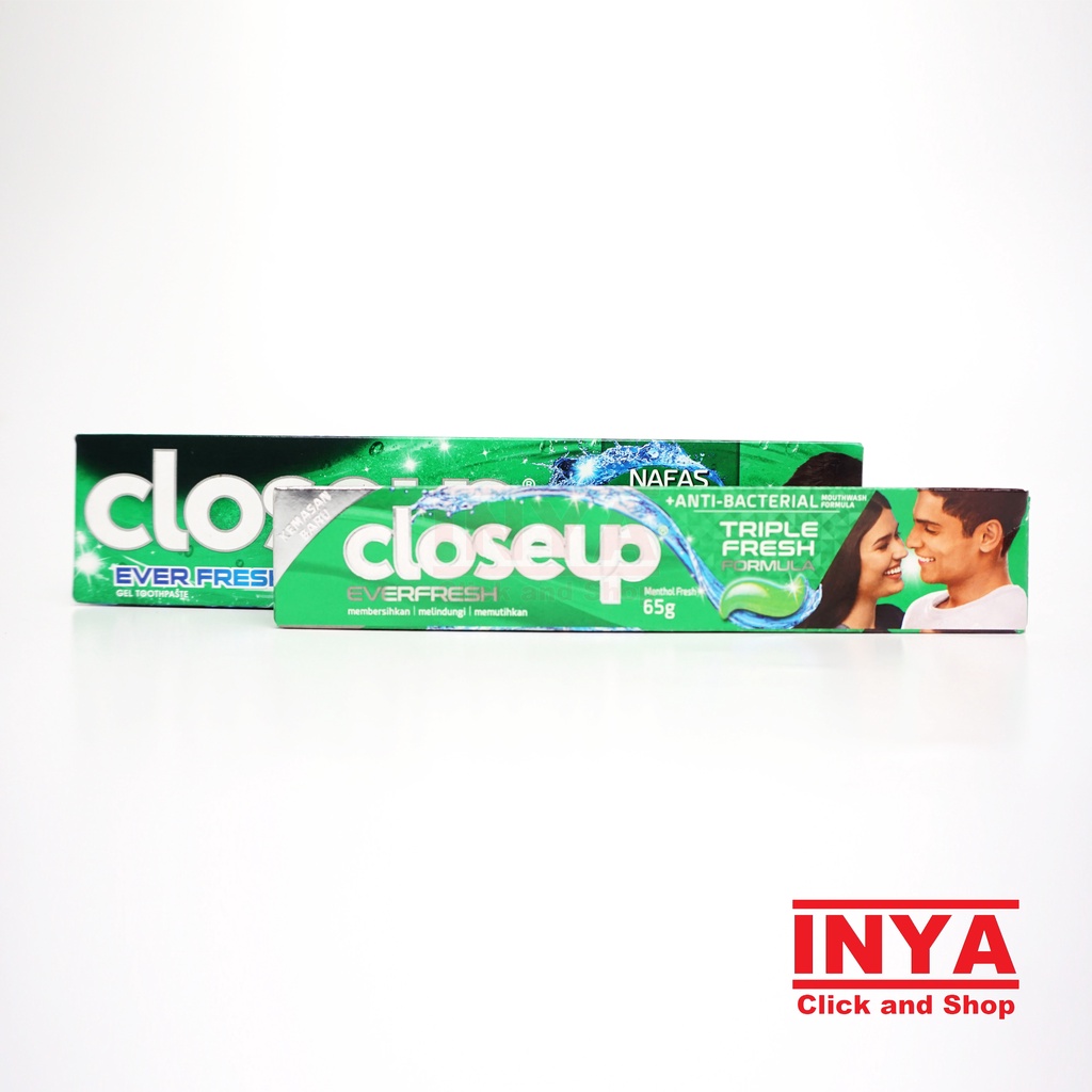 CLOSEUP EVERFRESH MENTHOL FRESH TOOTHPASTE 65gr - Pasta Gigi - Odol