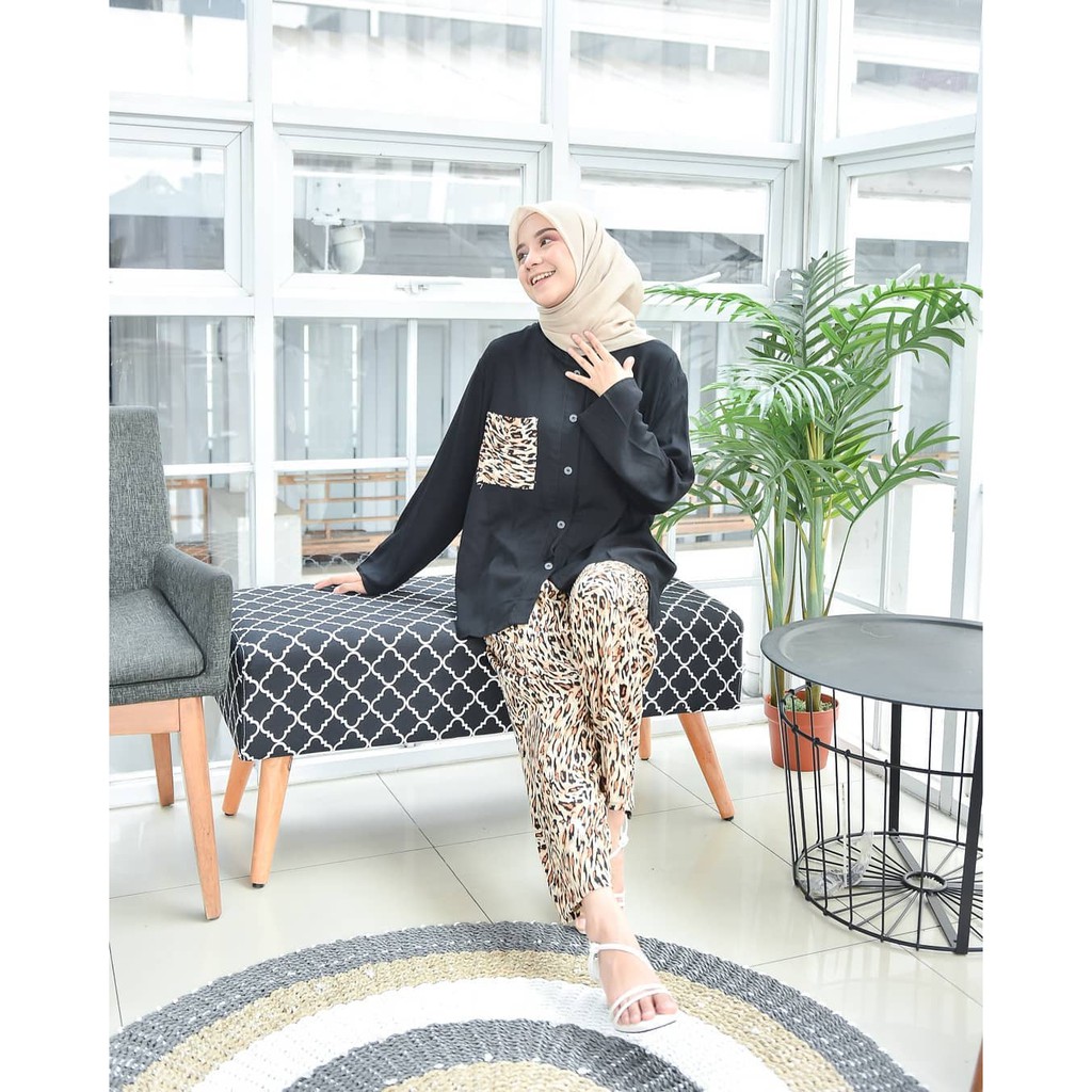 Setelan Wanita - Leopard One Set - Setelan Wanita - Pakaian Terlaris