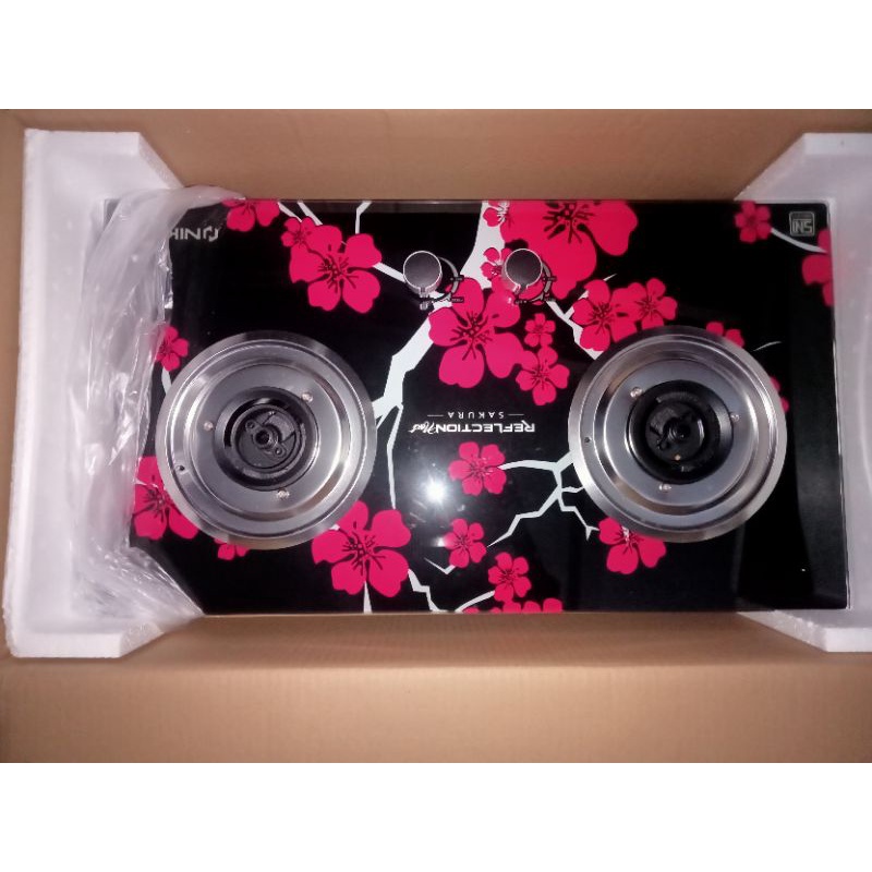 NIKO KOMPOR TANAM KACA 2 TUNGKU