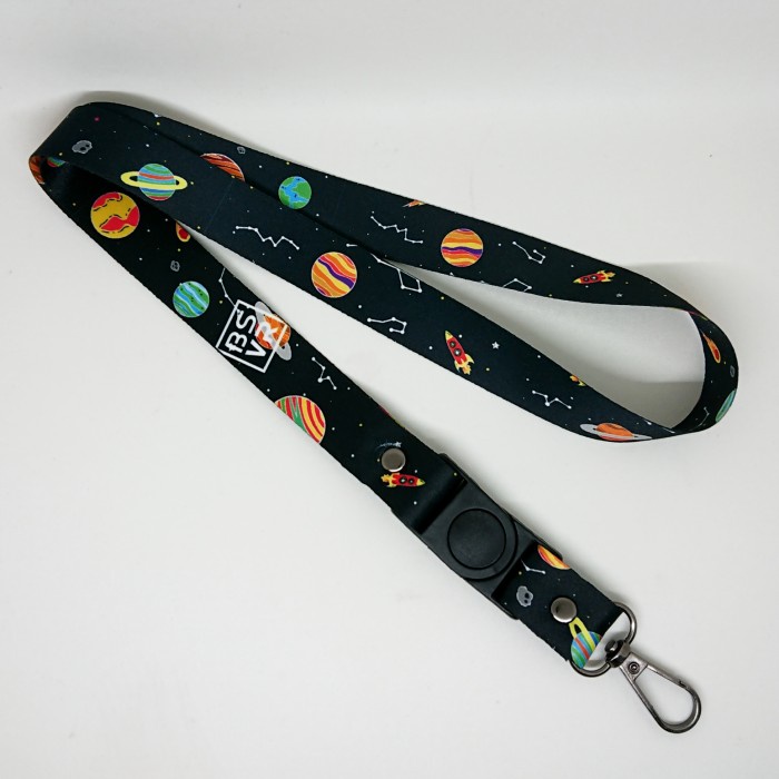 

READY lanyard gambar planets tali gantungan id card dompet TERLARIS