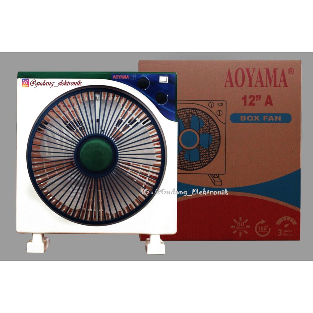 Aoyama Kipas Angin Box Fan 12 Inch Shopee Indonesia