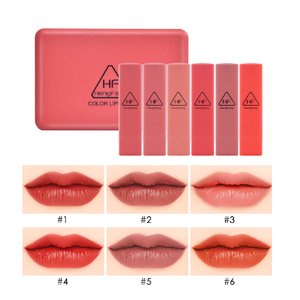 [ NEW ] Hasaya Girl Lipstik Nude Series Lip Matte Pumpkin Color Set 6 Pcs Plus Kaca