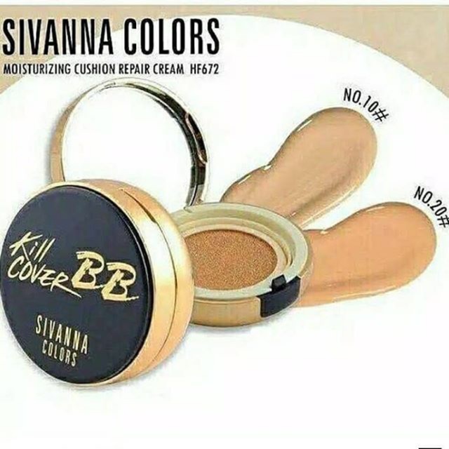 Sivanna Colors BB kill Cover Liquid Founwear and Cushion
