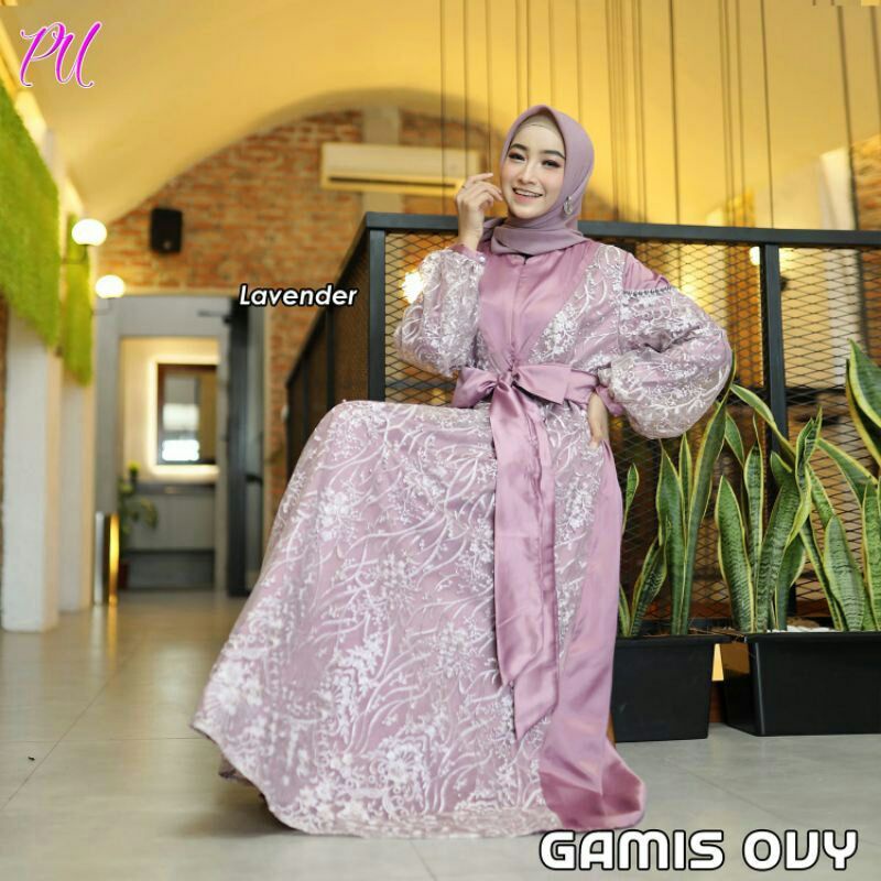 gamis brukat busui