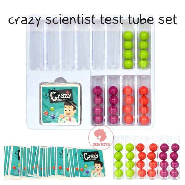 Zoetoys Crazy Scientist Test Tube Set | Logical Thinking Game for Kids | Mainan Edukasi Anak