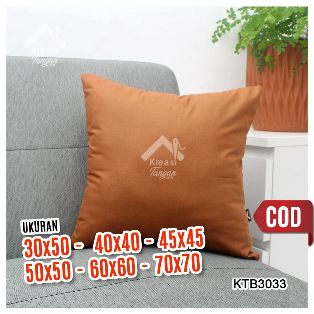 Sarung Bantal Sofa Polos 30x50, 40x40, 45x45, 50x50, 60x60, 70x70  KTB3033