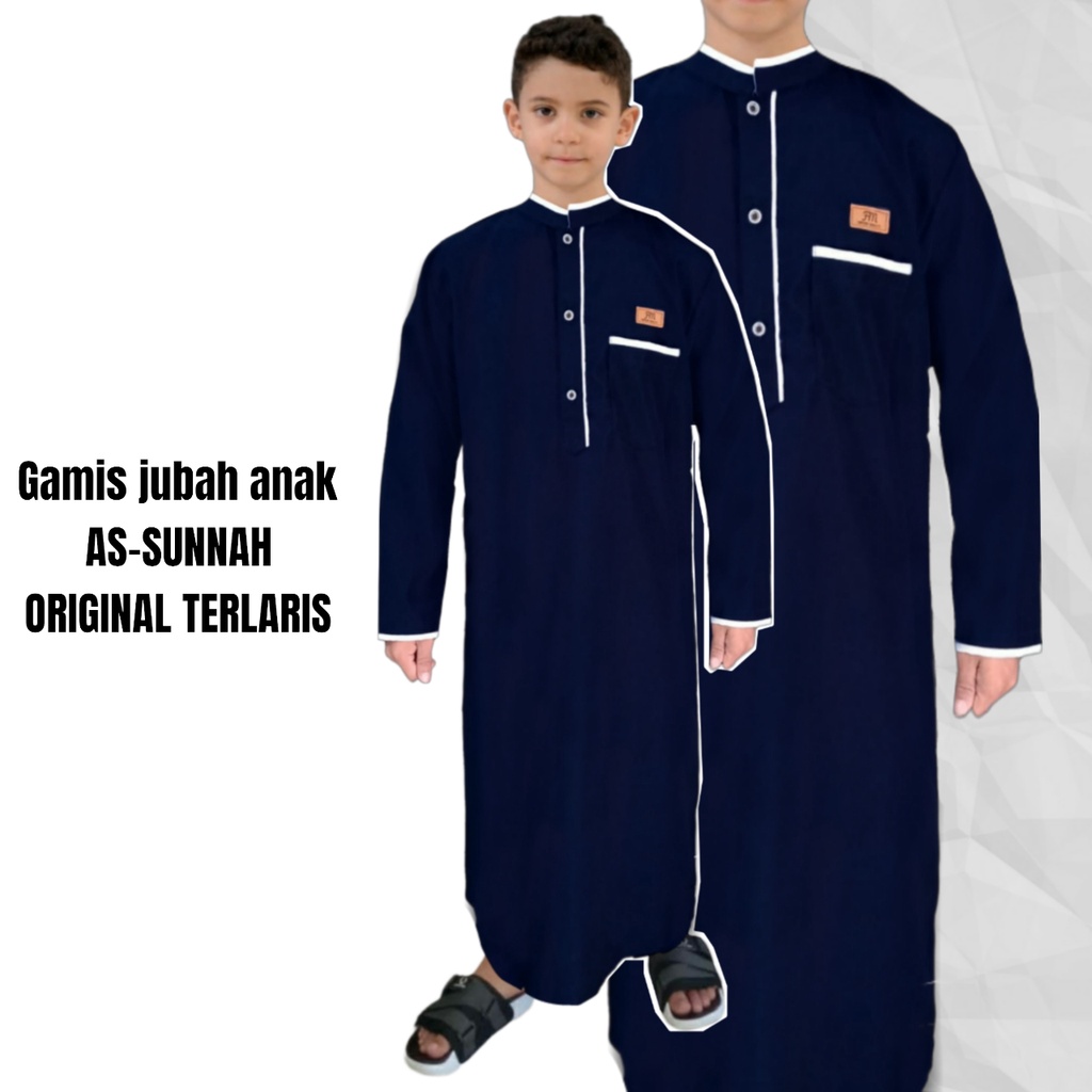 AS-SUNNAH jubah anak laki laki terlaris baju koko arab/jubah anak premium gold