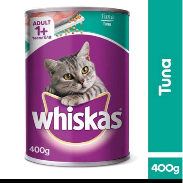 Whiskas tuna kaleng 400gr / Whiskas Tuna Adult 400gr