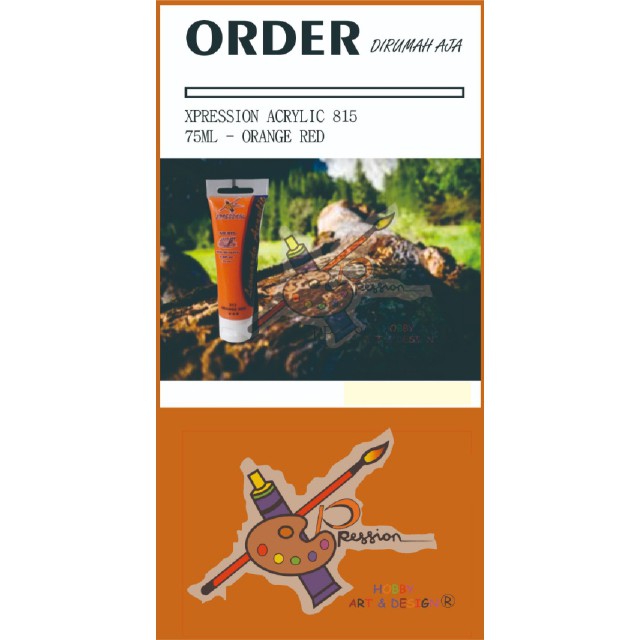 

XP LEONARDO ACRYLIC 75 ML ORANGE RED