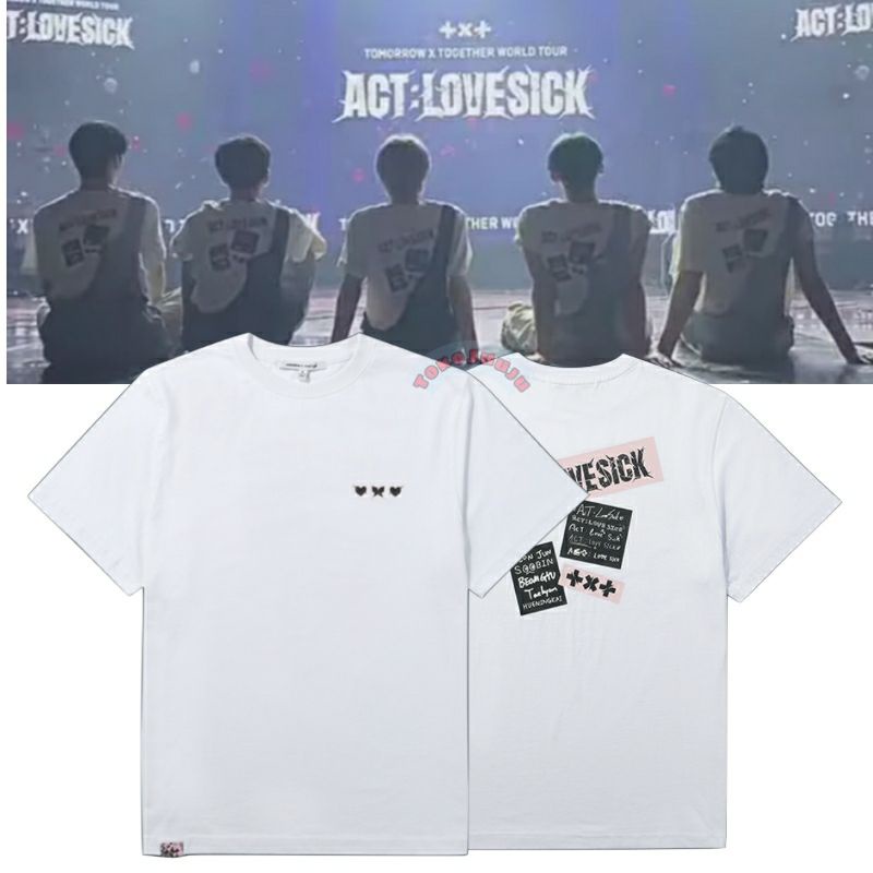 Baju Kaos TXT ACT LOVE SICK in Seoul 2022 Print DTF