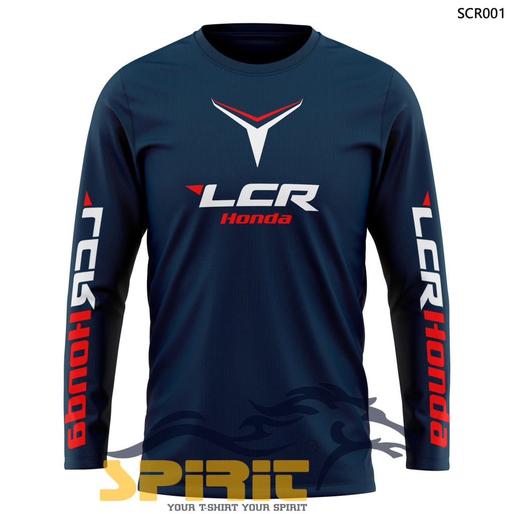 HONDA TEAM LCR T-SHIRT / BAJU KAOS HONDA LCR LENGAN PANJANG / KAOS DISTRO HIGH QUALITY COTTON 24S