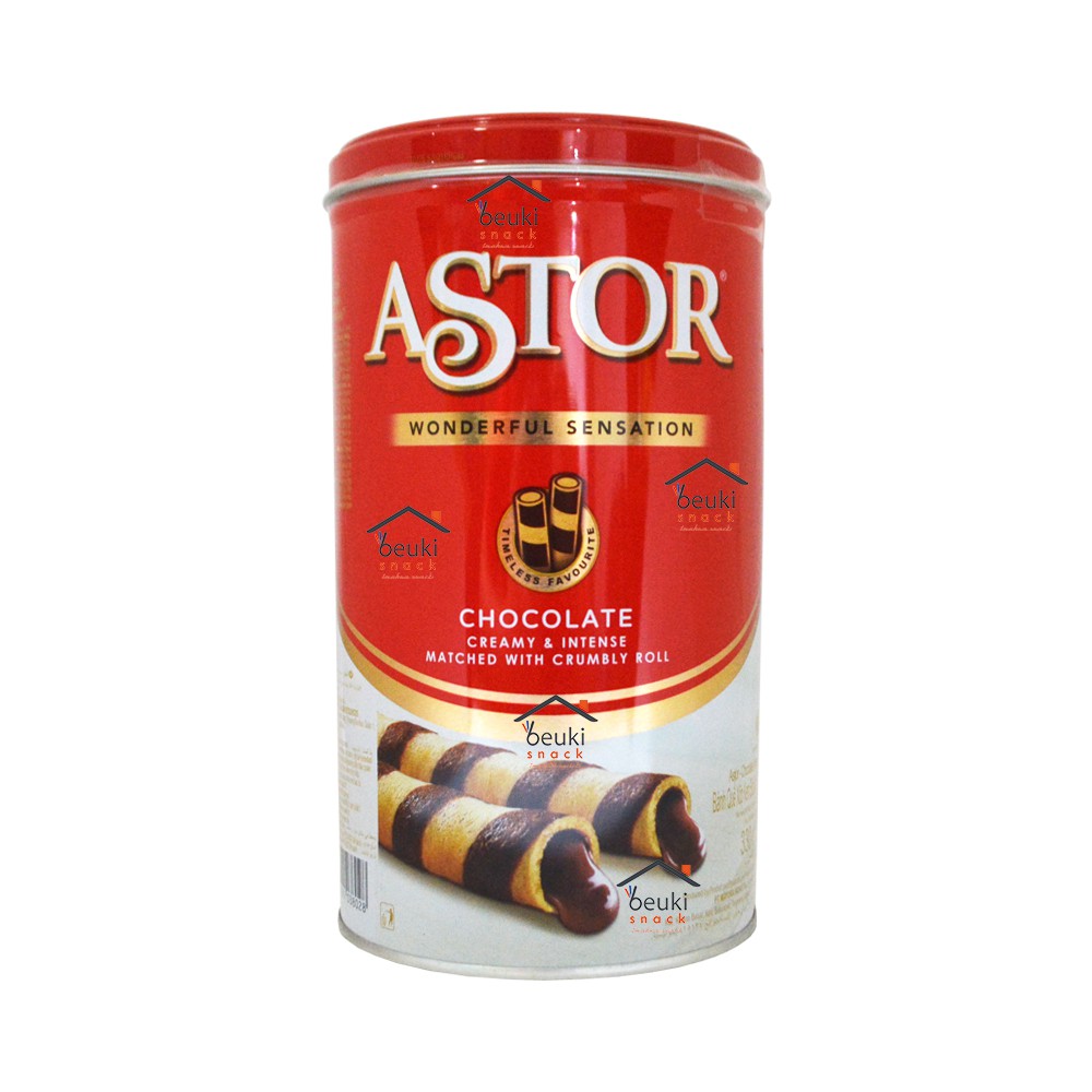  KALENG  Mayora Astor  Wafer Stick Rasa Coklat Renyah Wafer 