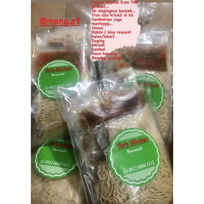 

bakmi frozen non halal/frozen noodle