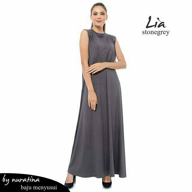 INNER DRESS LEHER TINGGI TANPA TANGAN PREMIUM/INNER DRESS POLOS PANJANG /INNER DRESS BASIC/ BASIC DRESS POLOS /LONG DRESS HIJAB KOREA STYLE /DRESS TANPA LENGAN PANJANG/DRESS PANJANG HITAM