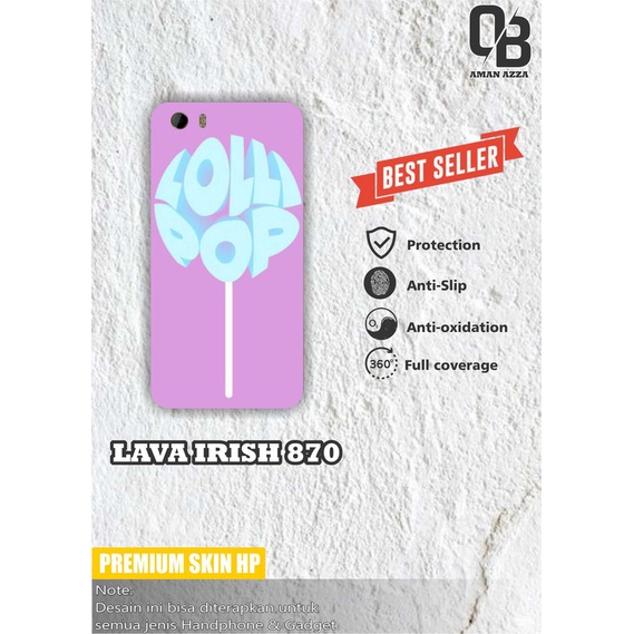 GRASKIN HANDPHONE  LAVA IRISH 870 LOLIPOP