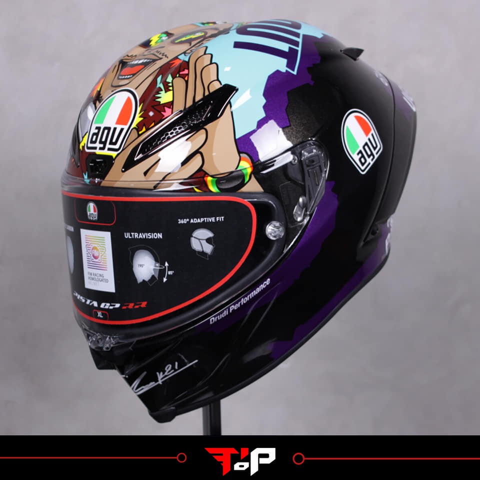 AGV PISTA GP RR MORBIDELLI MISANO 2020 LIMITED EDITION HELM FULL FACE