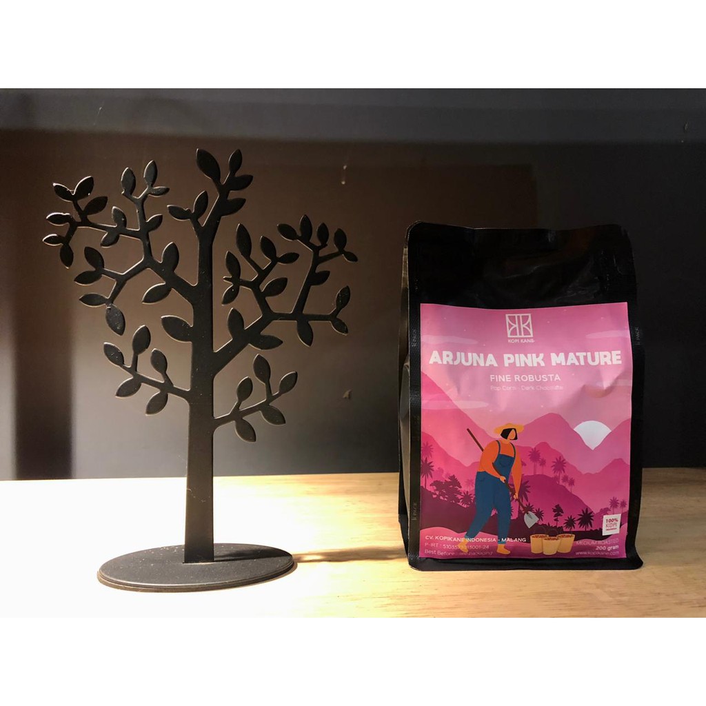 

Kopi Kane Fine Robusta Pink Mature 200gr beans biji kopi