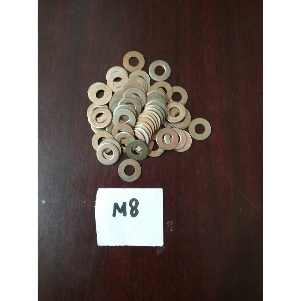 RING PLAT M8 - RING PLAT BAUT M8 ISI 100 PCS