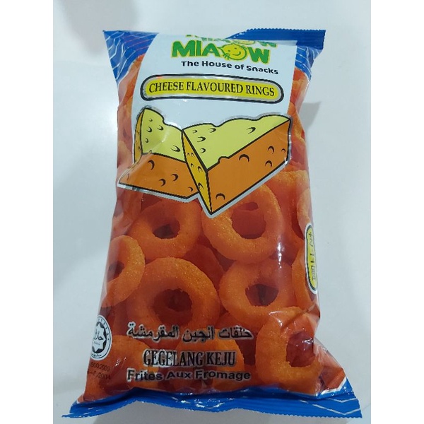 

miaow miaow cheese flavoured rings snacks chiki 150gr