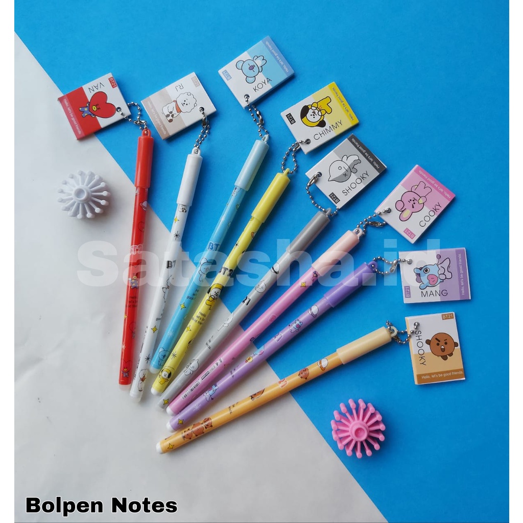 

Pulpen Gel Karakter Korea Boyband Mascot KPOP Mini Notebook Notes Lucu Pena Unik Bolpen GH 307308