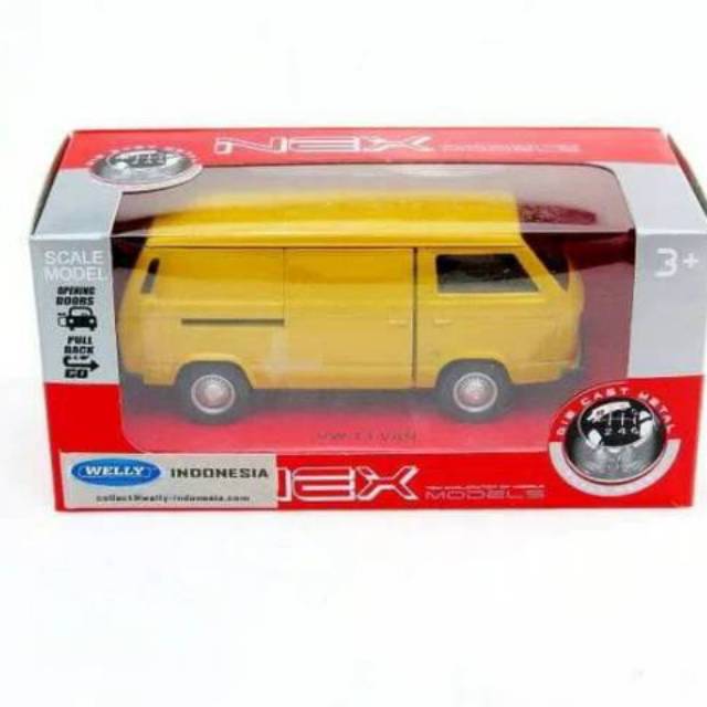 Diecast Welly Nex 1/36 VW T3 Van Kuning