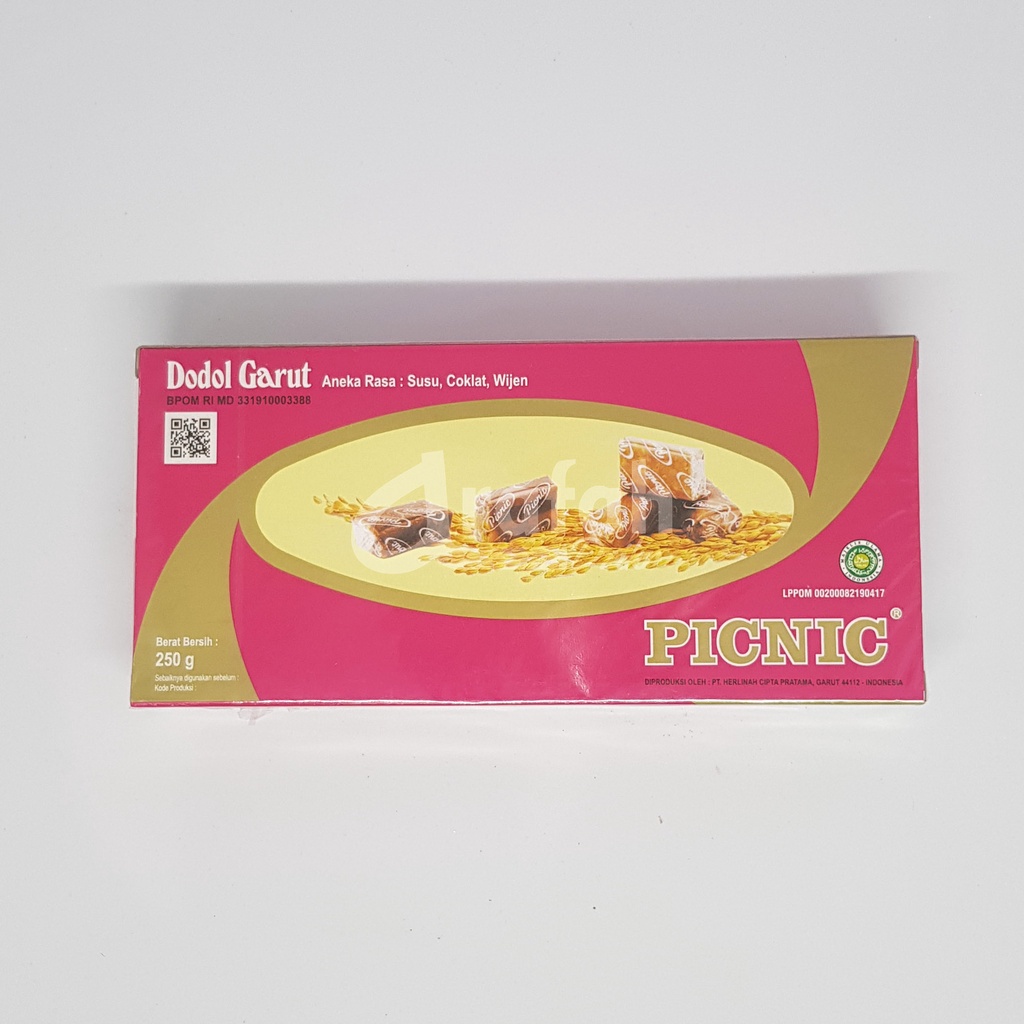 Dodol Garut Picnic Classic Original 250gr Oleh-oleh khas Garut