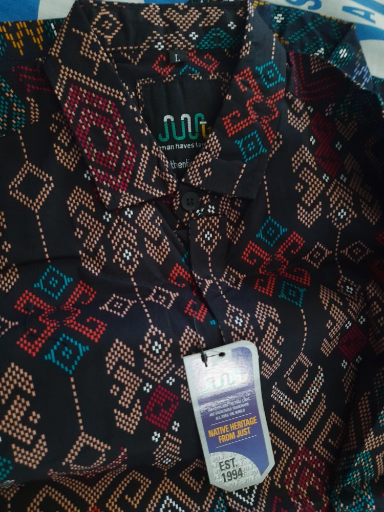 Dgm Fashion   Kemeja Batik Pria Songket Lengan Panjang Batik Pria Batik Kasual Batik Stretch Pria