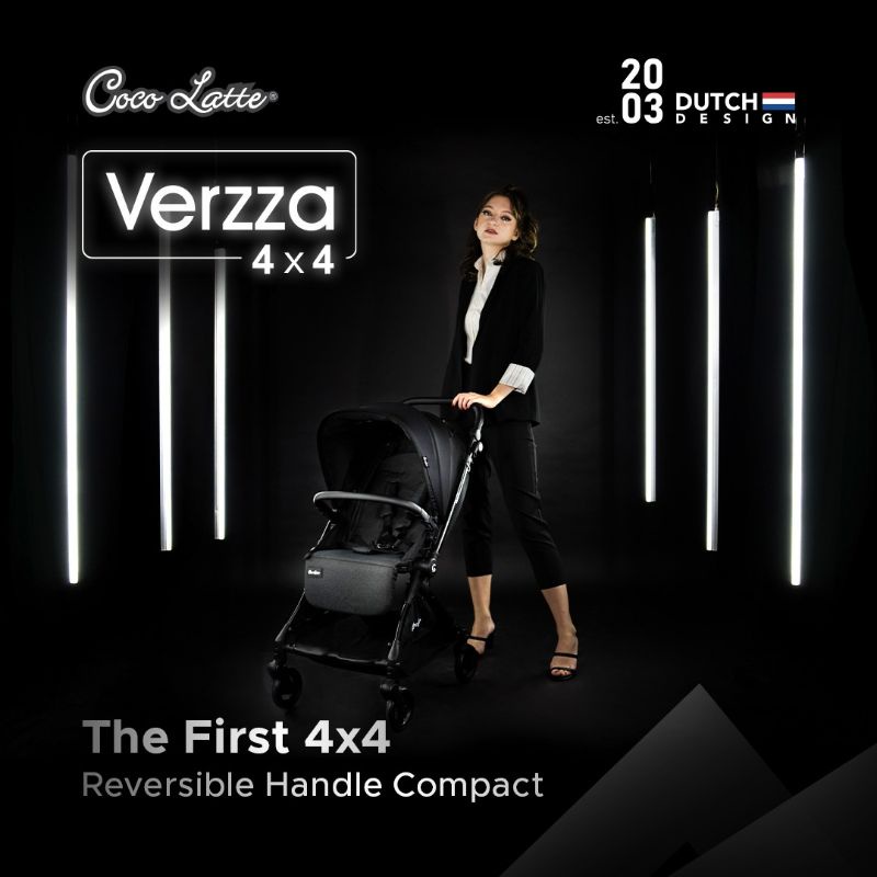 Stroller Cabin Cocolatte Verzza Reversible Handle / Kereta Dorong Bayi