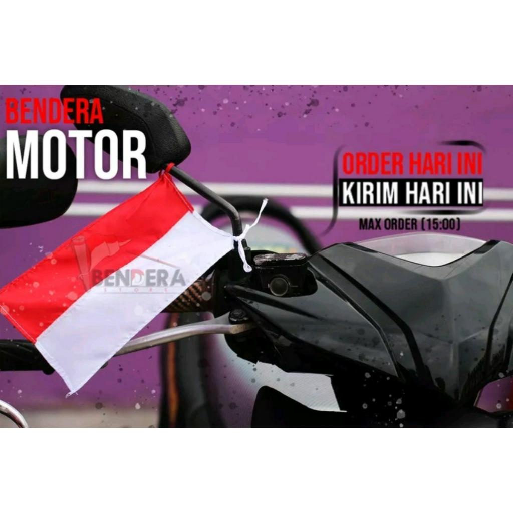 BENDERA MERAH PUTIH BUAT MOTOR