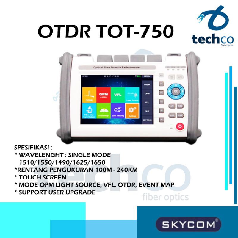 OTDR TOT-750/OTDR SKYCOM/otdr skycom/otdr