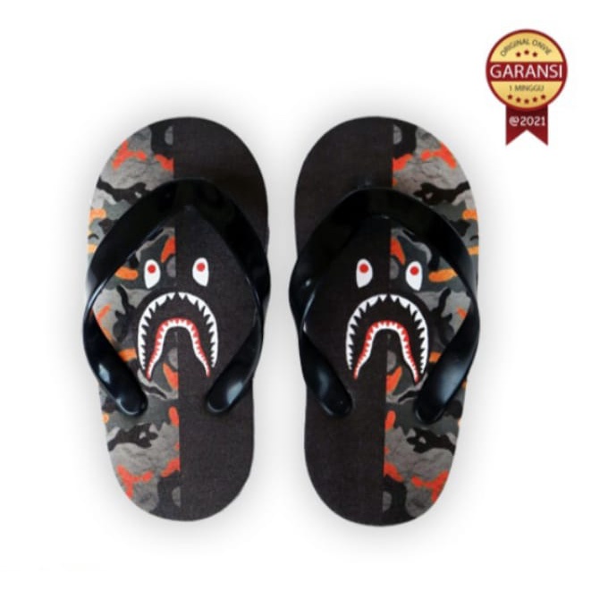 Sandal anak Jepit New  Shak SAndal anak baby motif HIU promo new