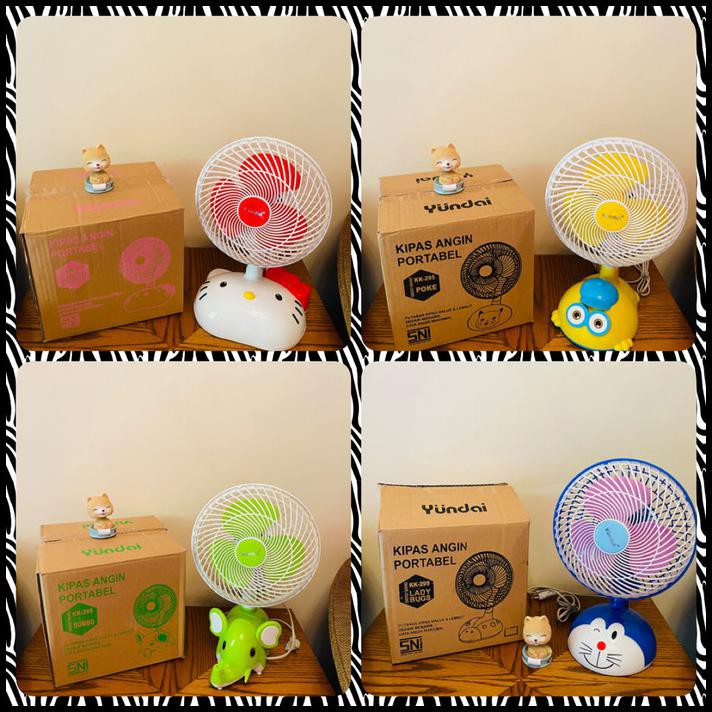 Terbaru Kipas Angin Portable Desk Fan Yundai Kk 295