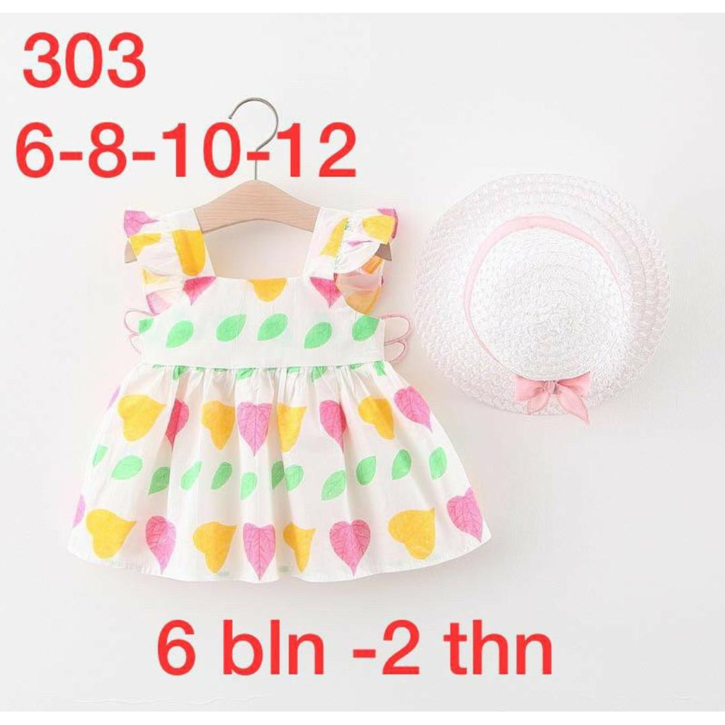 303#Dress anak murah/dress import/baju anak perempuan