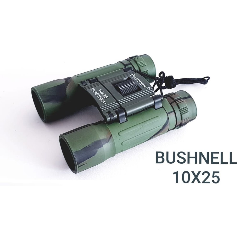 Limited! TEROPONG BUSHNELL 10X25 LORENG, BINOCULLAR