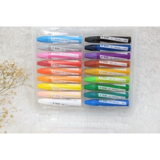 

PASTEL-DRY-OIL- CRAYON TITI 18 WARNA -OIL-DRY-PASTEL.
