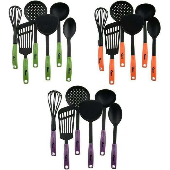 SPATULA ALAT MASAK MEREK Oxone Spatula Set Ox 953 Ox953 AWET DAN TIDAK MENGHANTARKAN PANAS G0E7-3