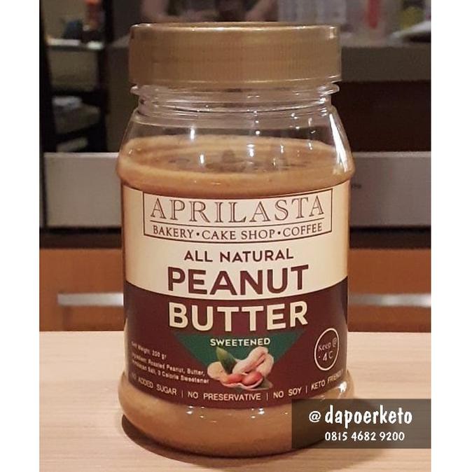 

MURAH promo Aprilasta Peanut Butter Selai Kacang Keto Friendly - sweet manis sale sale