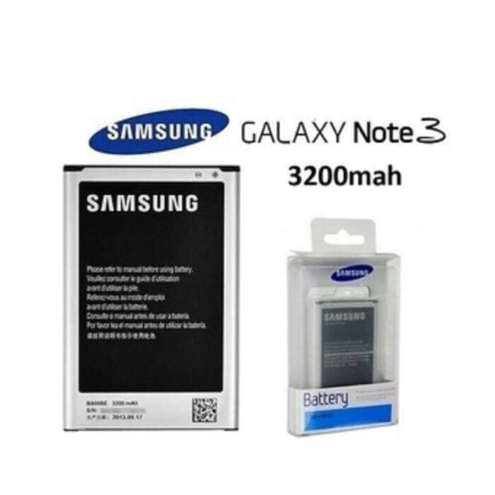 ORIGINAL 100 Baterai Batre Batere Samsung Galaxy Note 3 Note3