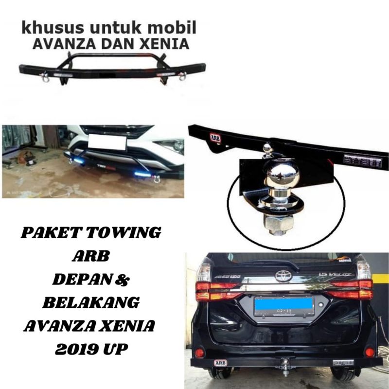 TOWING AVANZA TOWING XENIA TOWING VELOZ PAKET TOWING DEPAN BELAKANG ARB AVANZA XENIA 2019-2021. TAND