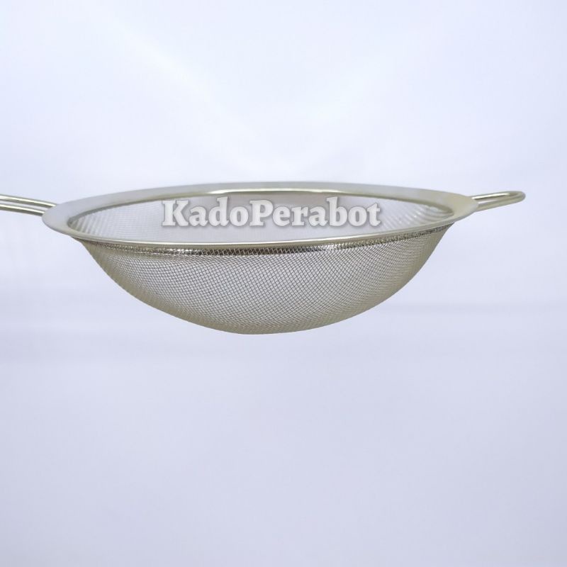 saringan teh stainless 18cm - saringan minyak panas - saringan gorengan