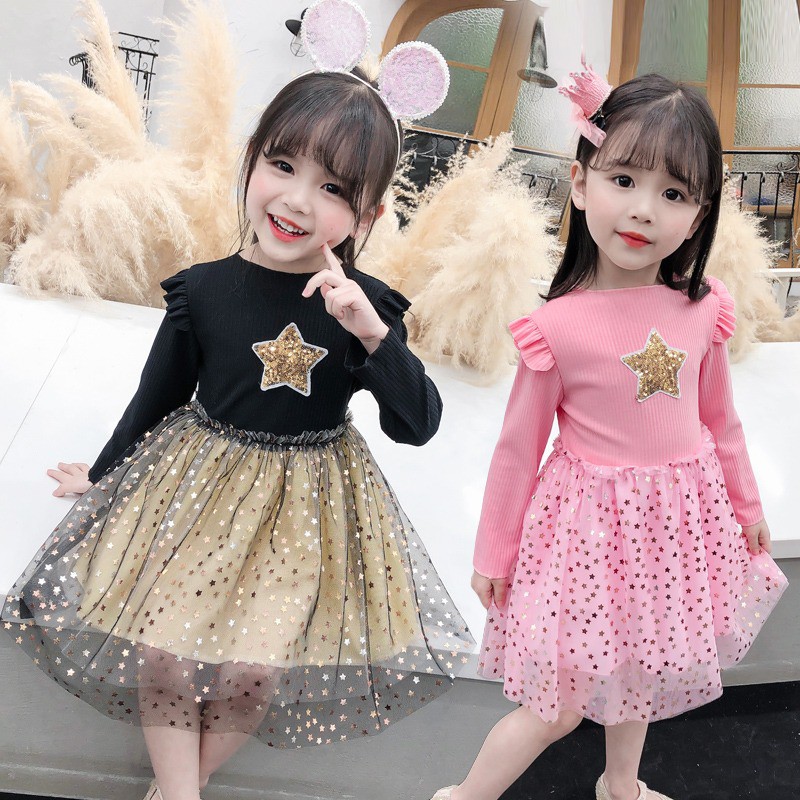 HappyOliver DRESS JOYFULL STARS EBV Baju Dress Anak Perempuan Import 6 bulan - 6 Tahun Imlek cheongsam