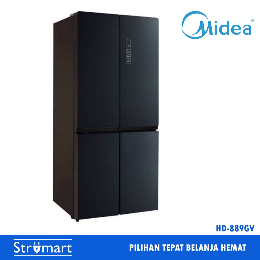KULKAS SIDE BY SIDE MIDEA HD-889GV