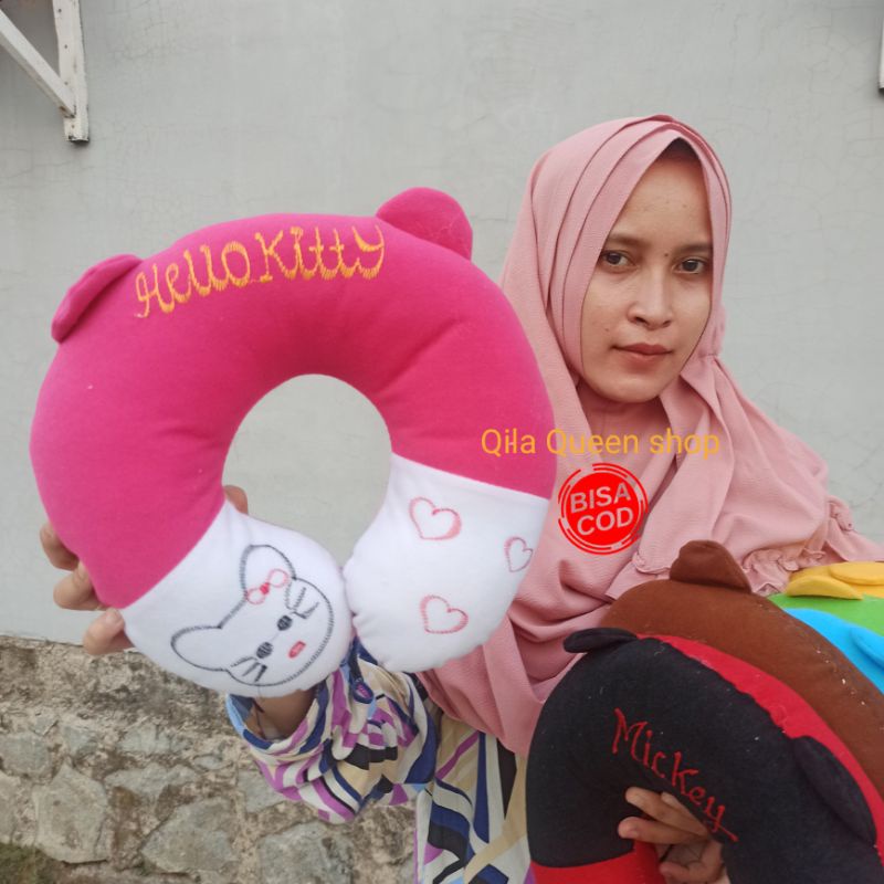 bantal leher OBRAL empuk murah boneka 1kg isi 6